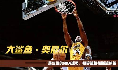 nba鲨鱼扣坏篮筐_nba大鲨鱼扣碎篮板